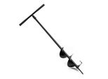 Trivella Manuale Wiltec 118 Cm Per Fori Di Ø 150 Mm, Trivella Per Pali Per Pozzi E Fondazioni, Trivella Manuale Con Impugnatura A Croce
