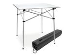Wiltec Tavolo Pieghevole Da Campeggio 70X69Cm Tavolo Da Campeggio Pieghevole Con Piano Arrotolabile E Struttura In Alluminio Con Borsa Per Il Trasporto Tavolo Da Giardino Tavolo Da Campeggio Pieghevole Tavolo Pieghevole Tavolo Da Campeggio Pieghevole
