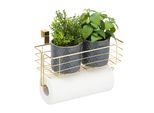 Cestino Sospeso Relaxdays Con Porta Rotolo Da Cucina