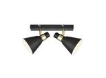 Italux Biagio Lampada Industriale Nera Da Parete E Soffitto MB-H16079M-2