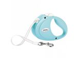 Guinzaglio Retrattile Flexi Per Cuccioli - 2 M, Fino A 12 Kg - Azzurro