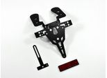Porta Targa Zieger Pro Compatibile Con Kawasaki ZX-10R Bj 2004-05 Svizzera