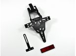 Porta Targa Zieger Pro Compatibile Con Kawasaki ER-6 N | F Bj 2012-16 Svizzera