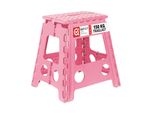 Sgabello Pieghevole Relaxdays Pieghevole Xl Rosa