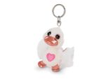 Nici Portachiavi Love White Swan 8Cm, Verde