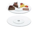 Relaxdays Set Di 2 Piatti Da Torta Girevoli