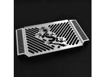 Coperchio Radiatore Zieger Compatibile Con Yamaha FZ6 | Fazer Bj 2007-10 Dragon Argento