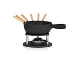 Bbq-Toro Set Per Fonduta In Ghisa Da 9 Pezzi Per 6 Persone, 2 Litri, Set Per Fonduta Con Bruciatore E Forchette