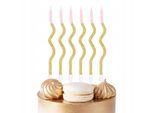 Candele Di Compleanno Spirali Oro Rosa Per Decorazione Festa Di Compleanno