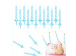 Festa Di Compleanno Candele Blu Decorazione 24 Pz
