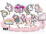 Set Per La Decorazione Di Torte - Unicorn ONE-UNICORN 10 Pz.