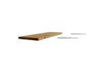 1X Scaffale Galleggiante Oak - Scaffale A Muro - Scaffale A Muro In Legno Con Supporto Invisibile - Scaffale In Legno Scaffale Galleggiante - Scaffale A Muro Con Fori - Scaffale In Legno Per Libri - Scaffale A Muro In Rovere, 130 Cm X 20 Cm