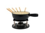 Bbq-Toro Set Per Fonduta In Ghisa Da 9 Pezzi Per 6 Persone, 2 L, Nero Smaltato