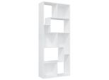 Syfax™ Libreria Bianca 67X24X161 Cm In Legno Multistrato