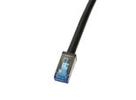 Logilink Professional CQ7063S Cavo Patch Per Esterni Logilink, Cat. 6A, S/Ftp, 3,0 M, Nero