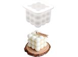 Inf Stampo In Silicone / Stampo Per Candela Bolle 7,5 X 7,5 Cm