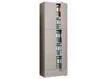 Armadio Ufficio Lona Grigio A. 200 X L. 70 X P. 39 Cm