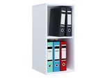 Scaffale E Libreria Dell'ufficio Lona Bianco A. 74 X L. 35 X P. 37 Cm