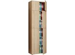 Armadio Ufficio Lona Sonoma Oak A. 223 X L. 70 X P. 39 Cm