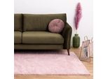Tappeto A Pelo Alto Eden Pink 120 X 170 Cm