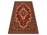 Tappeto Di Lana Polonia Reale Borgogna Rosso 235X350 Cm
