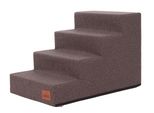 Hobbydog Gradini Per Cani Inari, Per Animali Malati E Anziani, Ausilio All'ingresso, Rampa Due Misure - 4 Gradini - 60 X 40 X 40 Cm [Misura: L] - Marrone