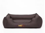 Cuscino Per Cani Letto Per Cani - Sfoderabile - Lavabile - Comfort - 65 X 50 X 20 Cm [Taglia: L] - Marrone Scuro