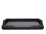Cuscino Per Cani Cesto Per Cani Divano Per Cani Ortopedico Per Cani Da Compagnia Lavabile - Medico Standard - 75 X 50 X 15 Cm [Taglia: L] - Nero Con Grigio