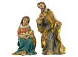 Figure D'atmosfera Per Il Presepe Sacra Famiglia 2 Pezzi, Circa 8 Cm, K 9635