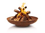 Ciotola Da Fuoco Heat 90 Cm - Ciotola Da Fuoco Per Il Giardino - Fossa Da Fuoco Per Esterni E Barile Da Fuoco - Ciotola Da Fuoco Con Griglia Opzionale In Acciaio Di Alta Qualità - Cesto Da Fuoco Per Il Giardino - 90X90X16 Cm