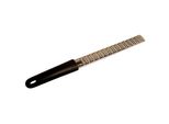 Grattugia Per Limoni In Acciaio Inox | Grattugia Per Parmigiano [Lunghezza - 32,5 Cm] | Grattugia Per Zenzero | Grattugia Multifunzionale Per Zester [Colore - Nero] - Grattugia Per Noce Moscata | Grattugia A Fette Per Cioccolato, Formaggio, Cocco