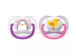 Philips Avent MāNeklīTis Ultra Air Animals, 0-6M (2 Gab), MeitenēM