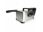 Friggitrice A Zona Fredda Lentz Da 3 Litri In Acciaio Inox Con Coperchio, Incluso Cestello Per Friggere Friggitrice Da 2000 Watt