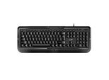 Genius KB-118, Tastiera Usa, Classica, Resistente All'acqua Di Tipo Cablato (Usb), Nera