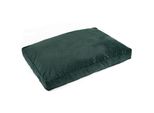 Esclusivo Letto Per Cani Cuscino Per Cani In Memory Foam Letto Per Cani Lavabile Camoscio Xxl: 100 X 120 Cm Colore: Velluto Verde