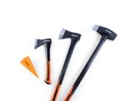 Set Di Asce - Accette - Scure 4 Pezzi + Cuneo / Granata Spaccalegna Fuxtec