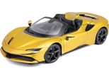 Bburago 18-16016 - Modellino Di Auto - Ferrari SF90 Spider (Oro, Scala 1:18)