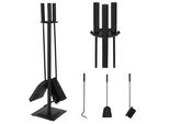 Set Di Caminetti Da 4 Pezzi Set Di Caminetti In Acciaio Inox 8786