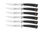 Berkel Elegance Nero Lucido Set Per Bistecche Da 6 Tlg.