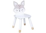 Sedia Per Bambini "Fox"" - Bianco - Legno - Atmosphera CréAteur D'intéRieur"