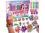 Set Creativo Fai Da Te Malplay Per La Creazione Di Gioielli: Perline, Braccialetti, Ciondoli, Gioielli Per Bambini