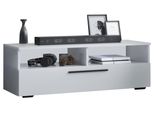 Mobili Tv Arila Bianco A. 39 X L. 115 X P. 40 Cm
