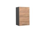 Vicco Pensile Da Cucina Fame-Line, 45 Cm, Quercia Dorata/Antracite