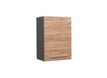Vicco Pensile Da Cucina Fame-Line, 50 Cm, Quercia Dorata/Antracite