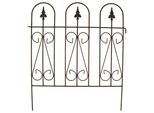 Recinzione Rampicante / Recinzione A Innesto / Bordura Per Aiuole 3 Archi Ca. 65 Cm - Decorazione Del Giardino