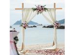Wisfor Arco Di Nozze Fai Da Te In Legno Decorativo Giardino Sfondo Esagono Cornice Arco Di Fiori Cornice Matrimonio Per Ricevimento Di Nozze Decorazione Esterna Interna 3M×3M
