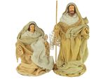 Meravigliose Statuette Da Travestimento Sacra Famiglia 2 Pezzi, Circa 21 Cm, Cr 38120