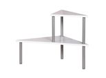 Scaffale Angolare Da Cucina Kesper, Bianco, Metallo 27814