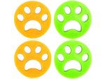 Inf Rimuovi Pelo Per Abbigliamento - Rimuove I Peli Di Cane/Gatto Verde/Giallo Confezione Da 4