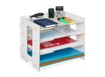 Organizzatore Da Scrivania Con Scomparti RD42750, Bianco